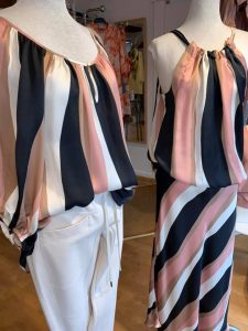 Tanja Jablonski Mode für Damen Dreieich Seide Rock Bluse Hose