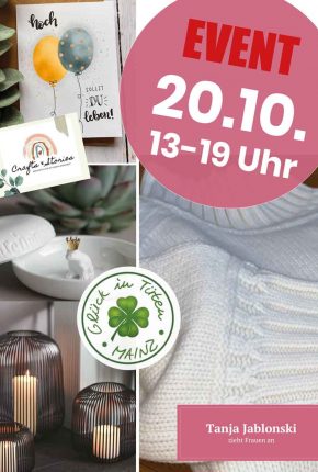 Tanja Jablonski Mode für Damen Dreieich Herbst Event 2022 mit Glück in der Tüte Mainz